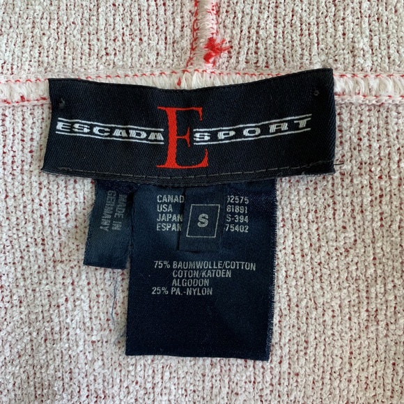 ESCADA SPORT Hooded Cardigan / Jacket - Small - Picture 8 of 8